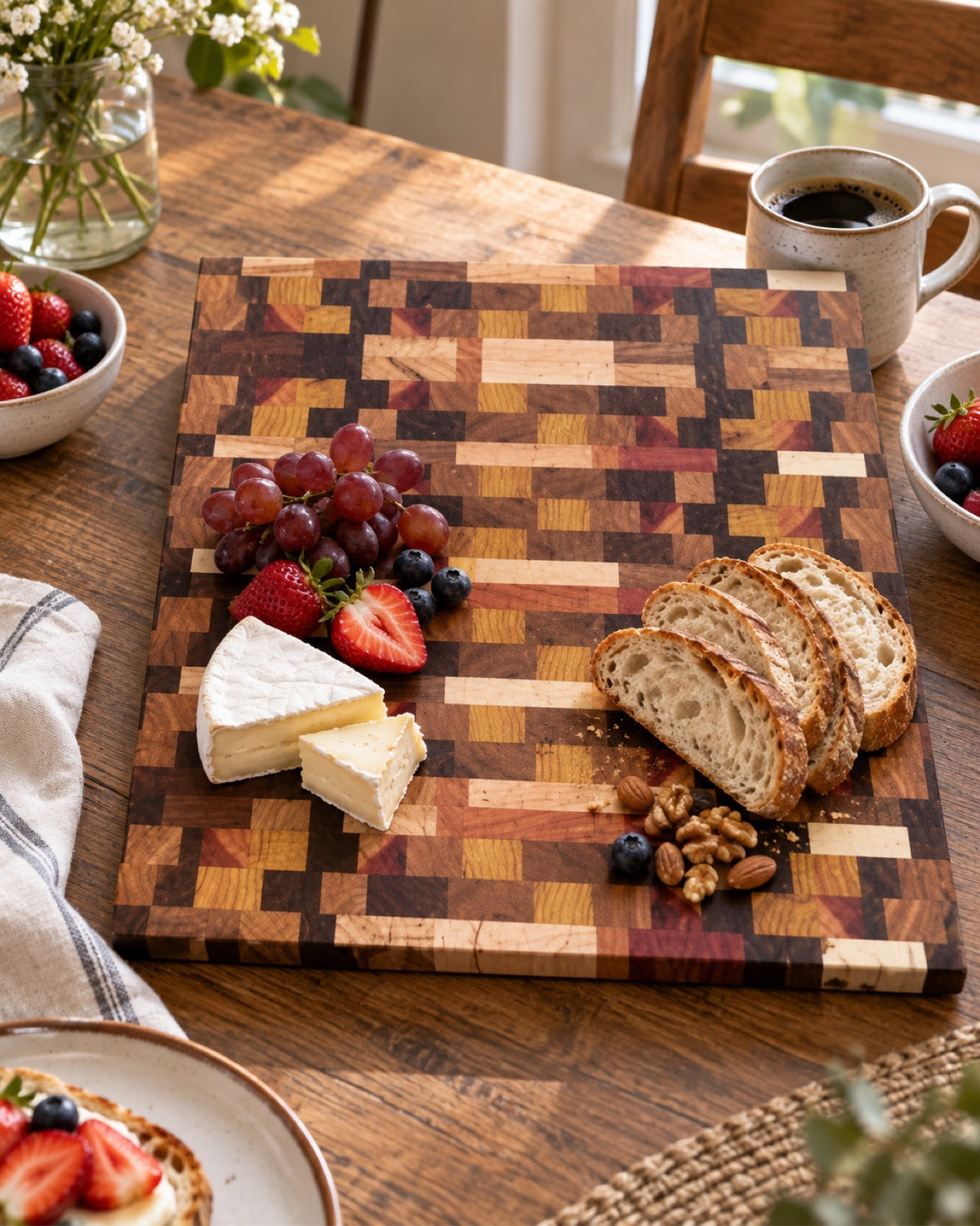 End-Grain Mosaic Cutting Board