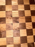 Handmade Walnut, Oak & Poplar Chessboard