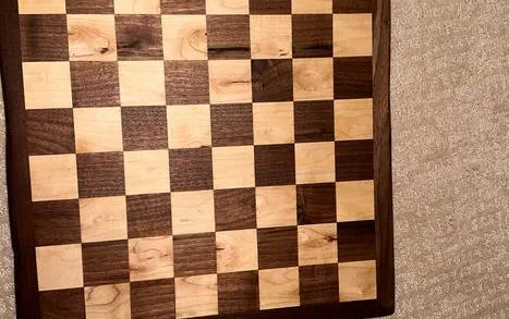 Handmade Walnut & Maple Chessboard cb_28