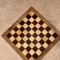 Handmade Diamond Walnut, Oak & Maple Chessboard