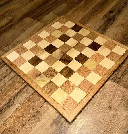 Handmade Chestnut & Poplar Chessboard
