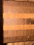 Handmade Hickory, Oak & Walnut Cutting Board