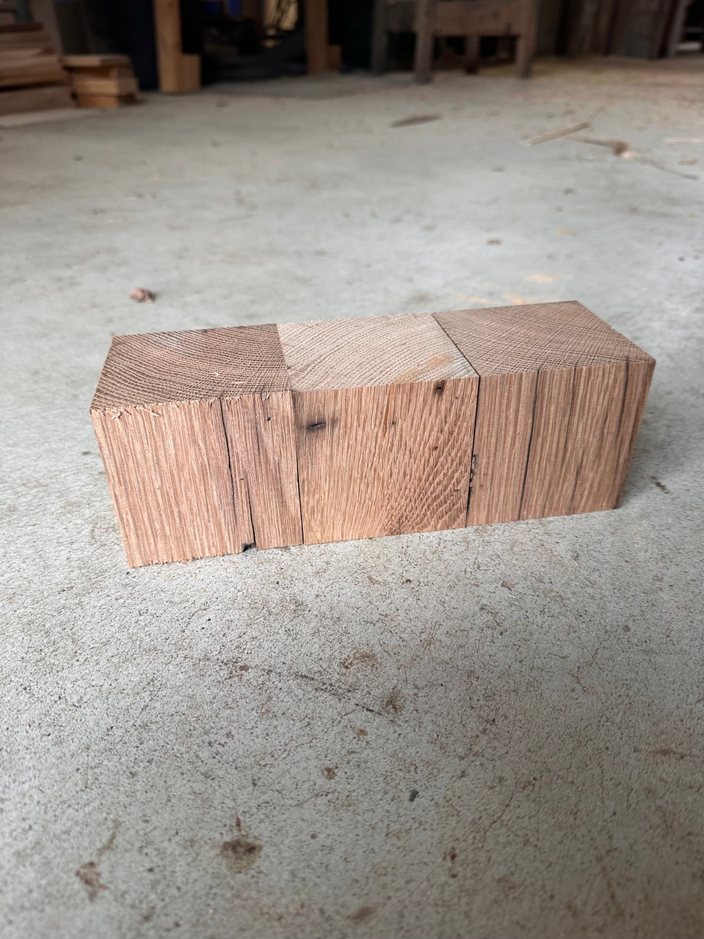 White Oak True Cube Smoke Blocks 3x3x3 - 5 lb Bag