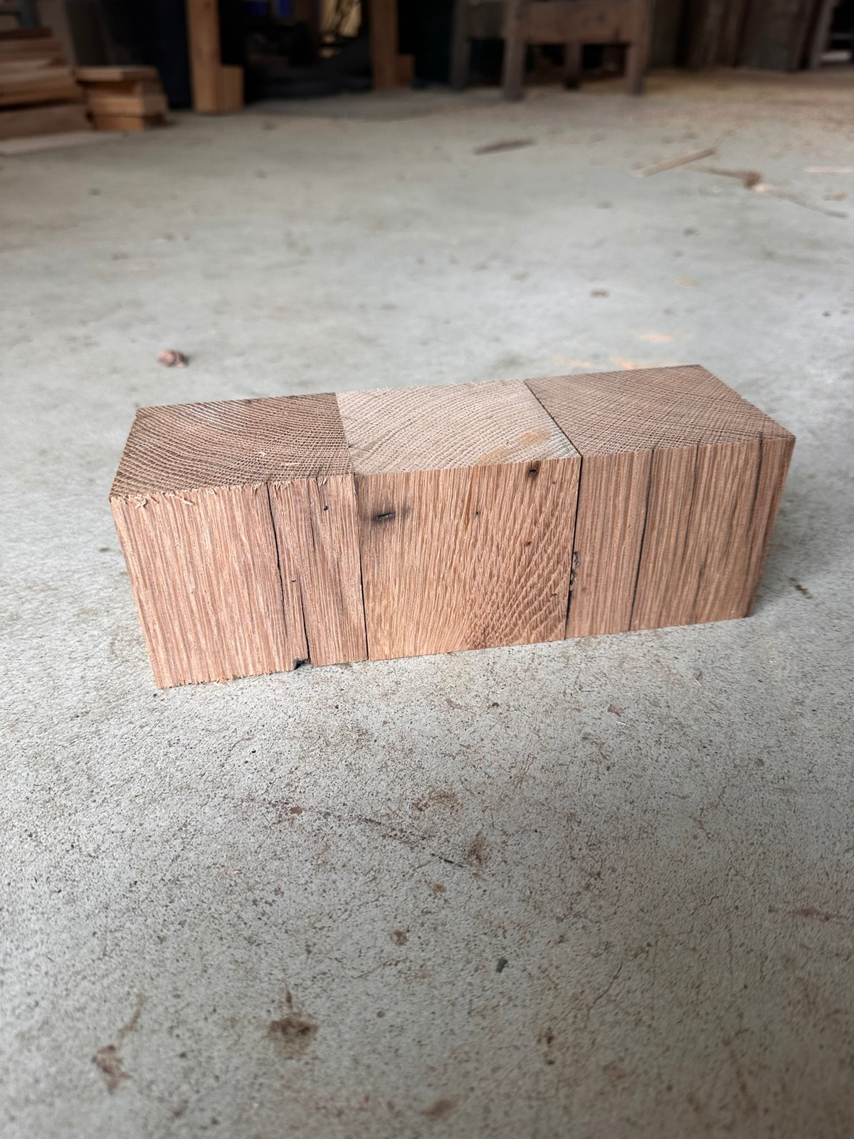 White Oak True Cube Smoke Blocks 3x3x3 - 5 lb Bag