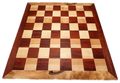 Handmade Ember Frame Bloodwood & Maple Chessboard