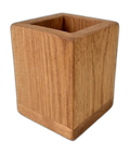Desk Grain Oak Pen & Pencil Holder