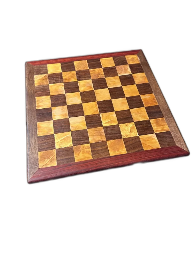Reddish Frame Walnut & Orange Padauk Chessboard
