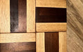 Handmade Walnut & Oak Coaster Set