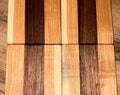 Handmade Diamond Walnut & Oak Coaster Set