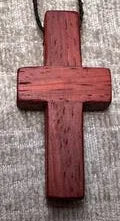 Bloodwood Cross Necklace
