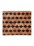 Handmade Tumbling Cube Walnut & Maple Cutting Board